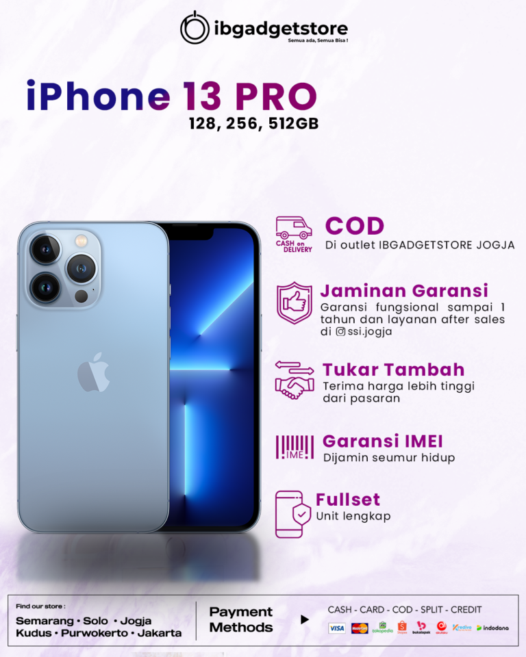 iPhone 13 Pro Jogja - IBGADGETSTORE - Toko iPhone Jogja