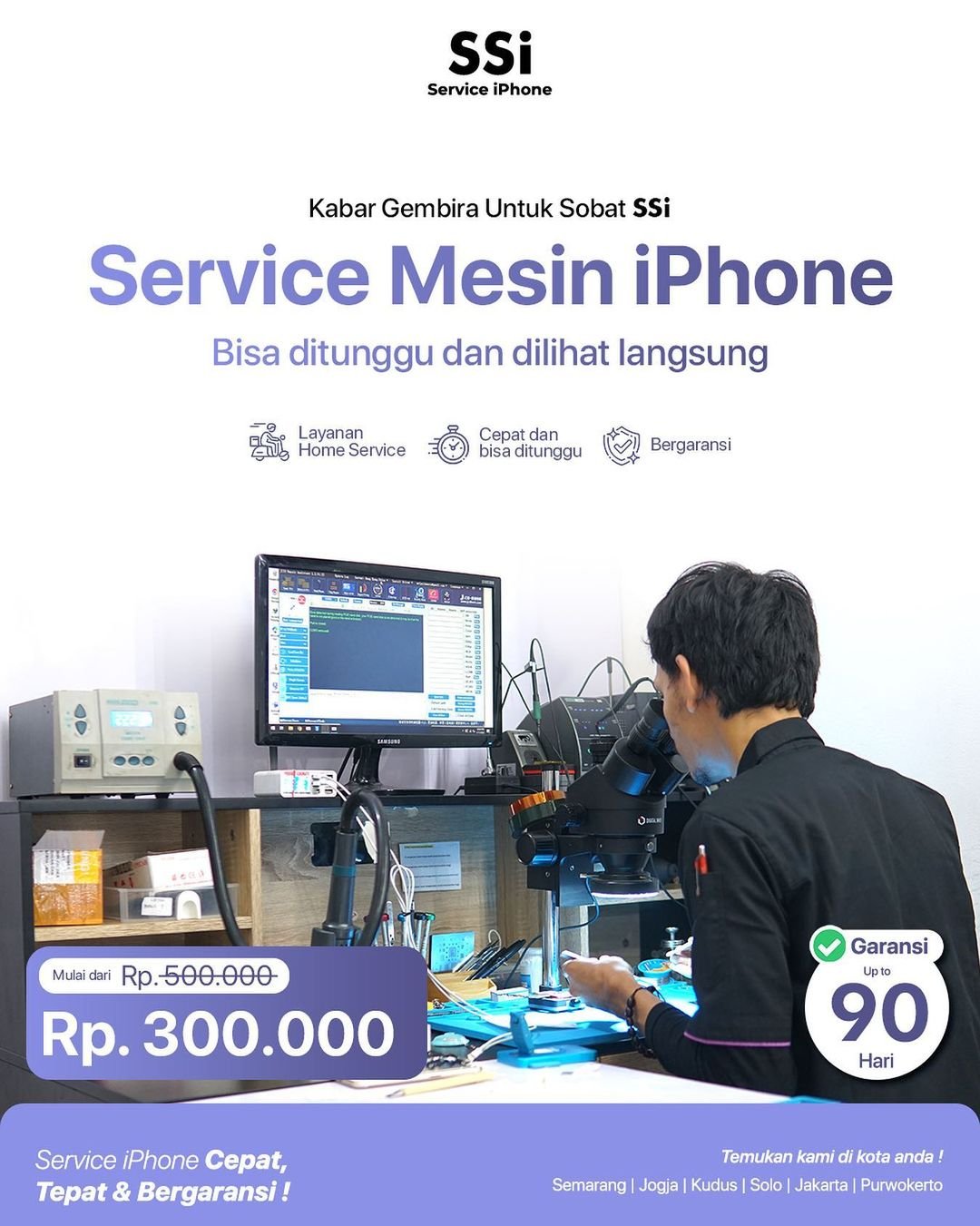 Read more about the article Tempat Service iPhone di Tembalang Dekat UNDIP Semarang
