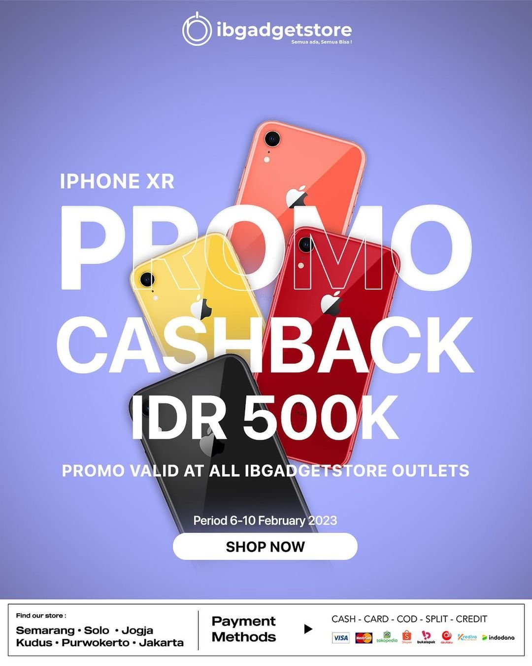 Read more about the article Promo iPhone XR di Jakarta Cashback 500 Ribu