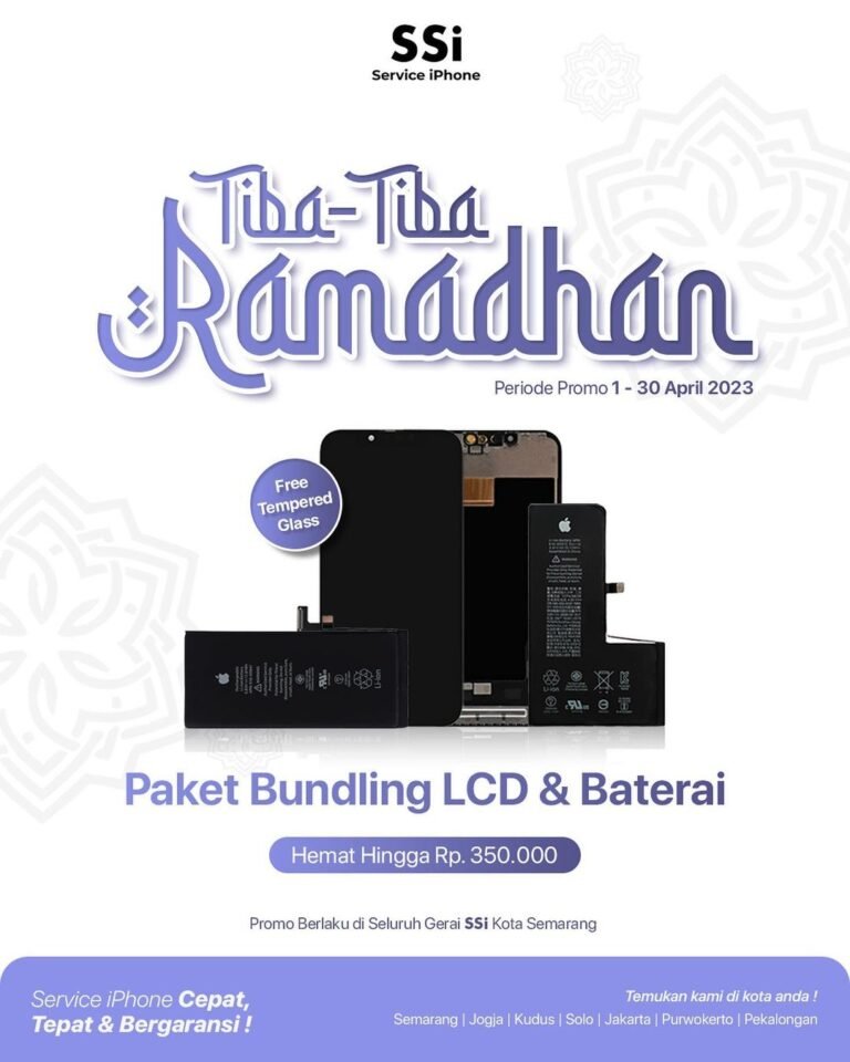 Promo Service LCD dan Baterai iPhone
