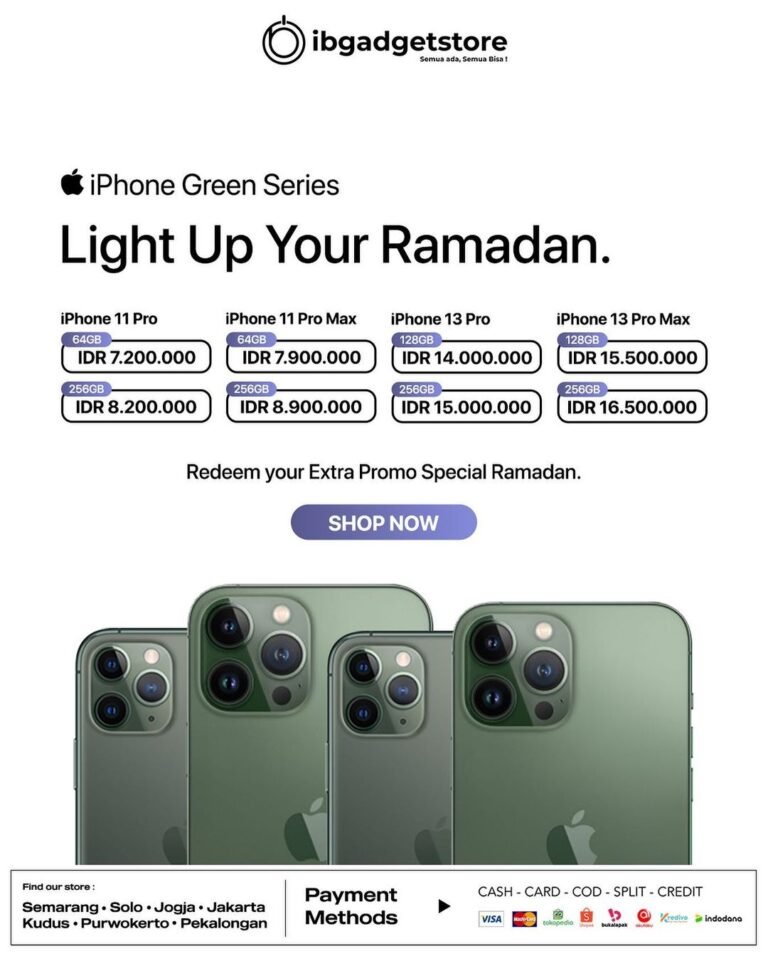 Rekomendasi iPhone Untuk Lebaran 2023