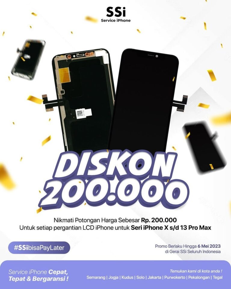 Promo Service LCD iPhone X, iPhone 11, iPhone 12, iPhone 13