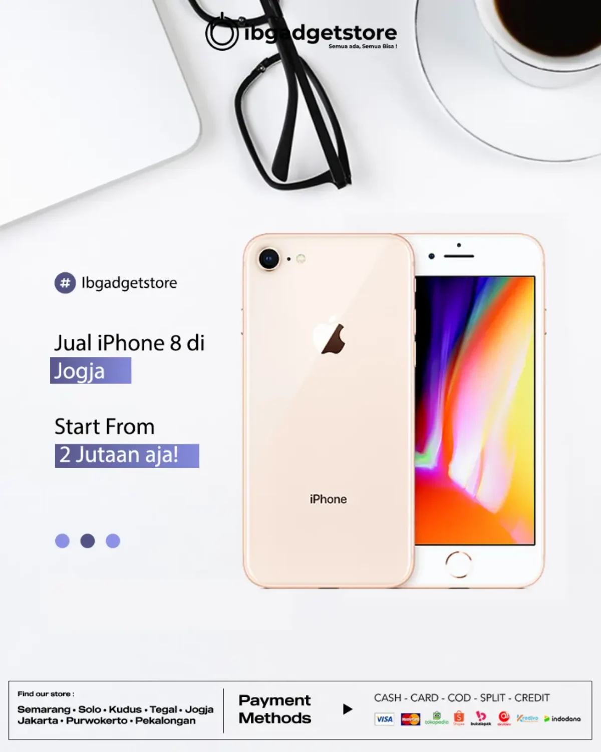 Jual iPhone di Jogja Murah Hanya di IBGADGETSTORE!