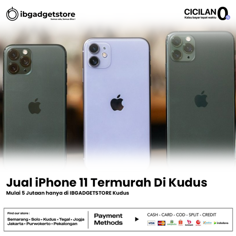 iPhone 11 Kudus Termurah - IBGADGETSTORE Kudus