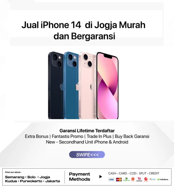 Jual IPhone 14 Di Jogja Murah Terpercaya - IBGADGETSTORE