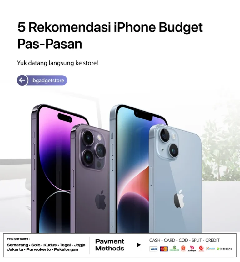 rekomendasi iphone budget pas-pasan