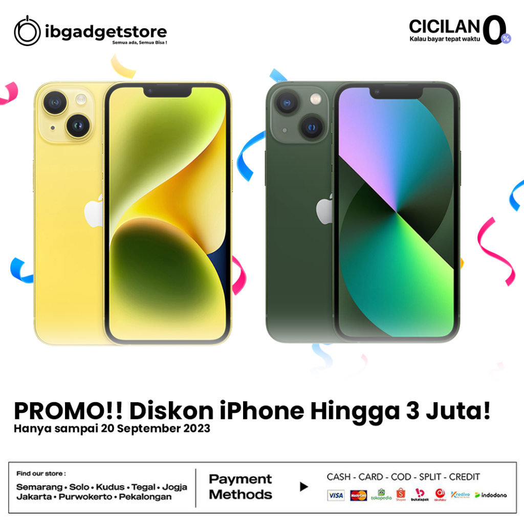 Promo iPhone 3 Juta Semarang