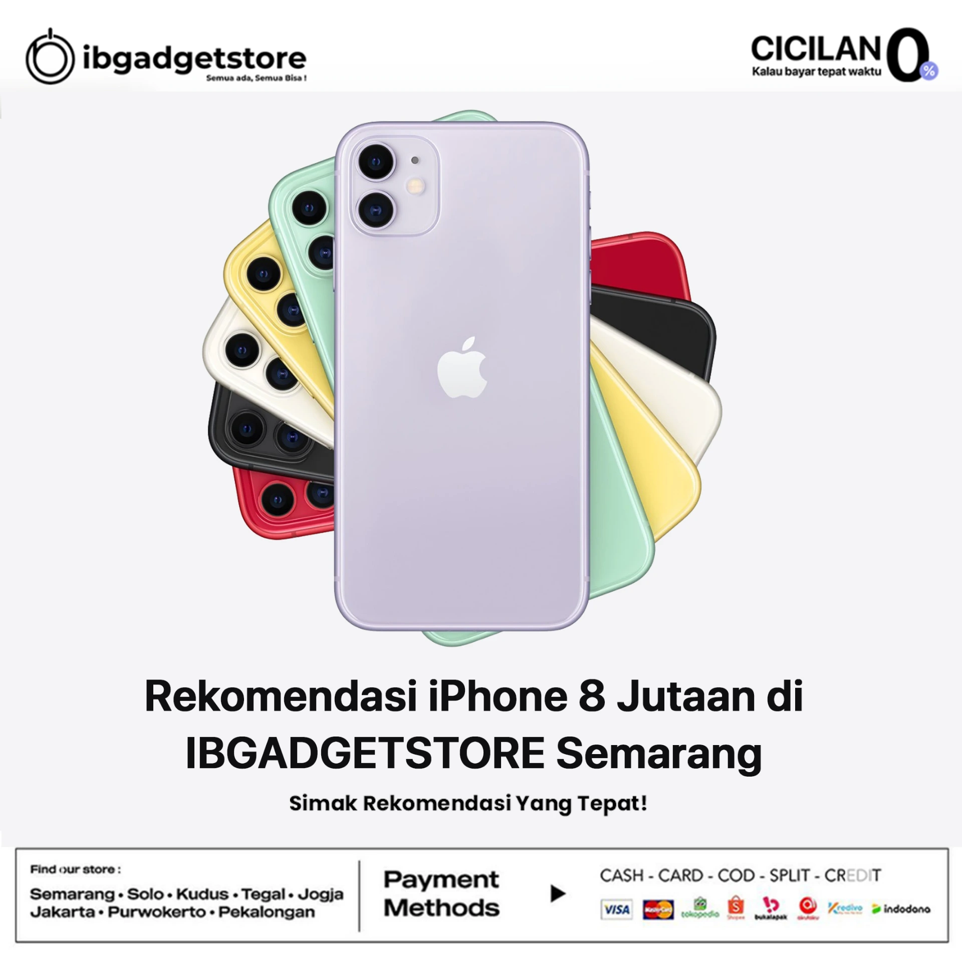 Read more about the article 5 iPhone 8 Jutaan yang Paling Laris di IBGADGETSTORE Semarang