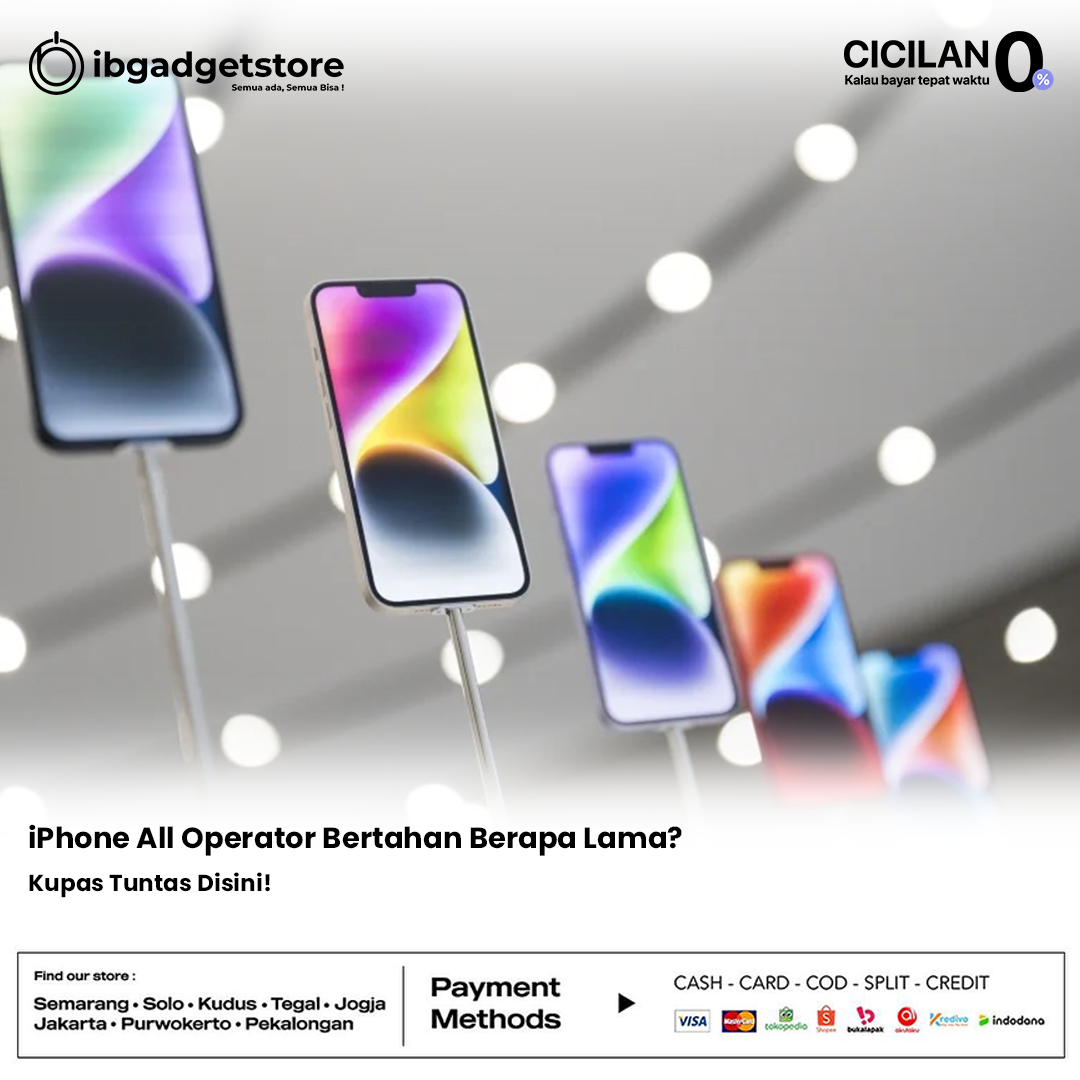 Read more about the article iPhone All Operator Bertahan Berapa Lama?