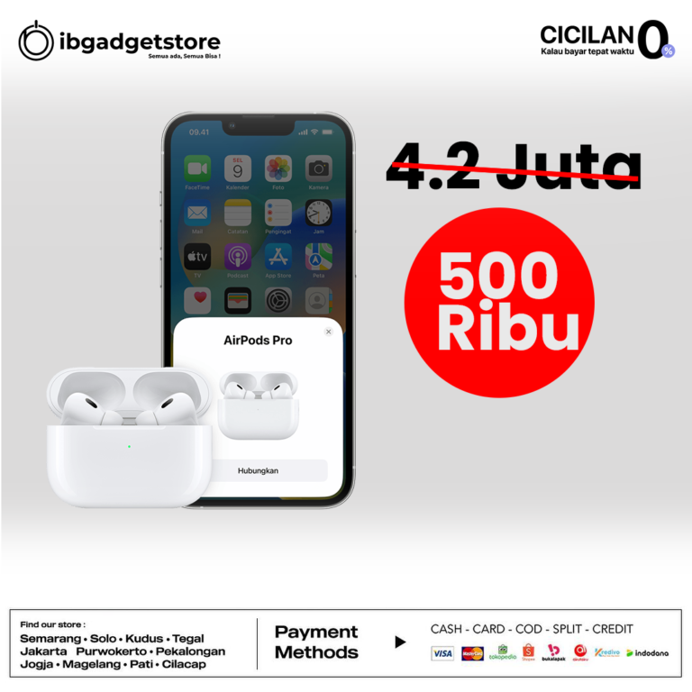 AirPods Pro Murah Di IBGADGETSTORE Semarang