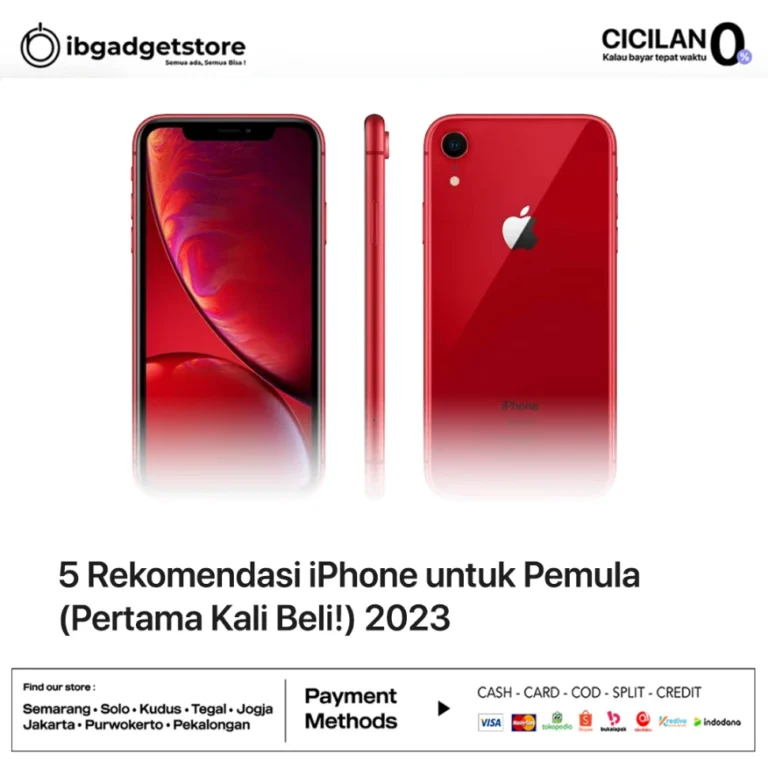 rekomendasi iphone pemula