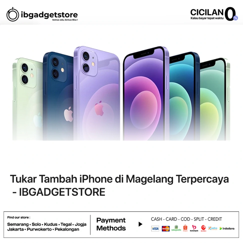Read more about the article Tukar Tambah iPhone di Magelang Terpercaya – IBGADGETSTORE