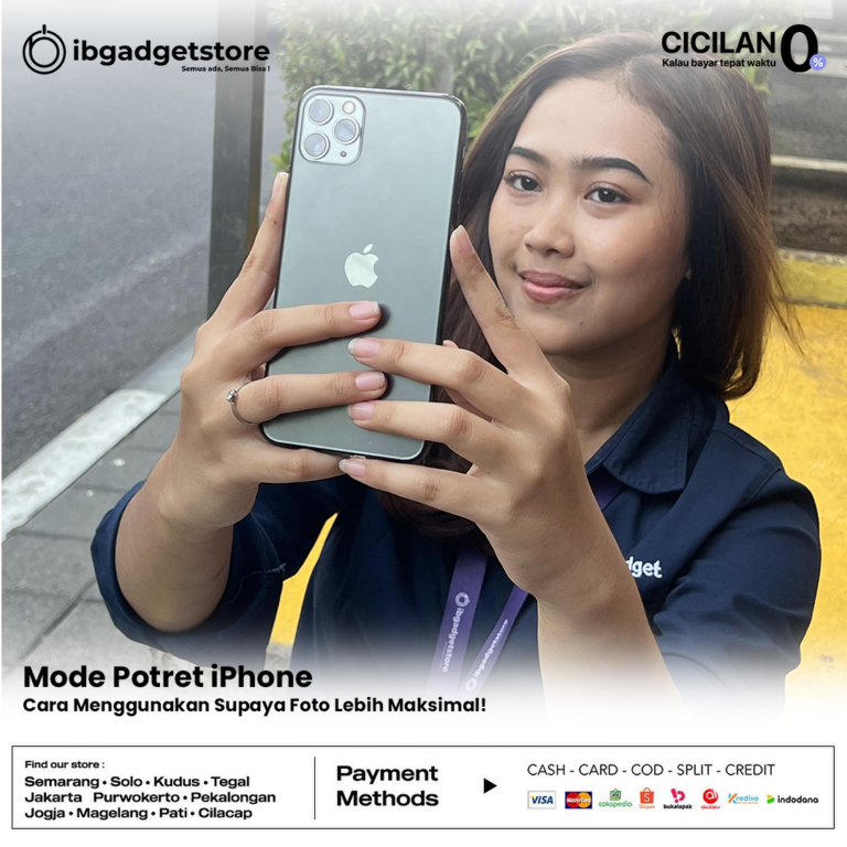 Cara Menggunakan Mode Potret iPhone