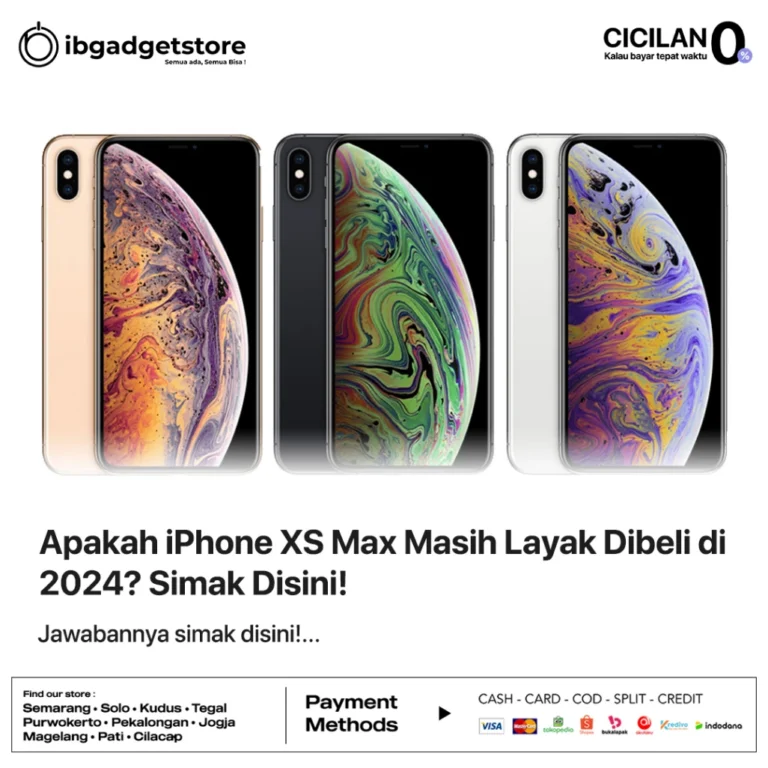 Apa iPhone XS Max masih worth it di 2024