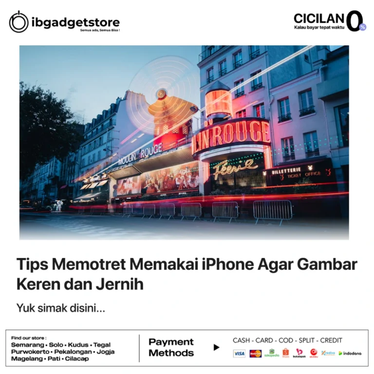 tips memotret memakai iphone