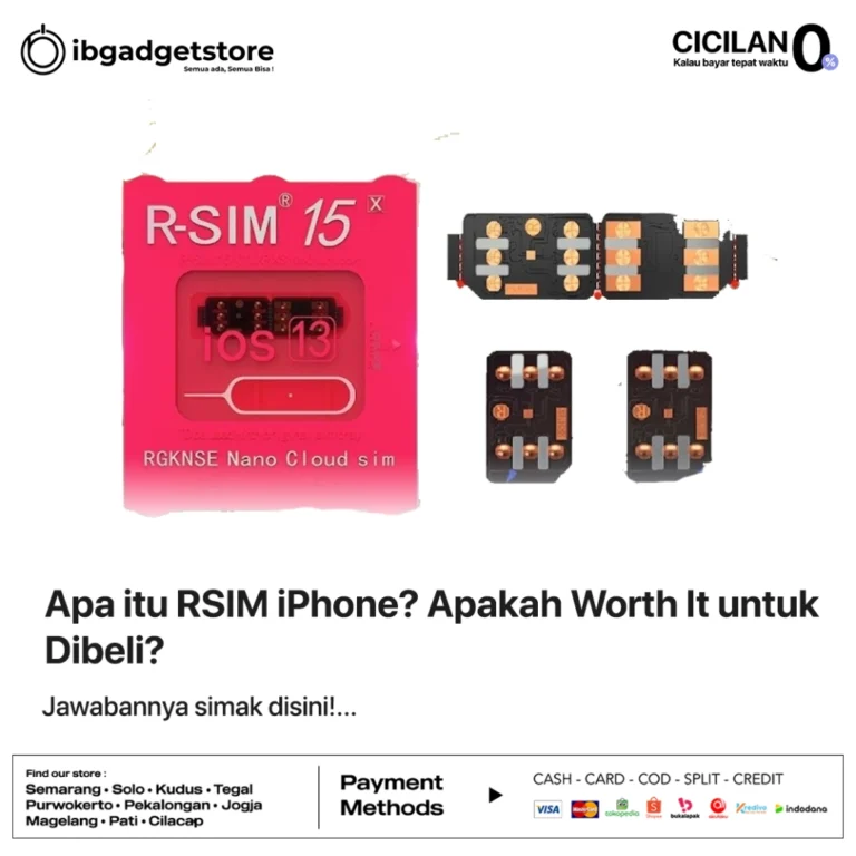 apa itu rsim iphone