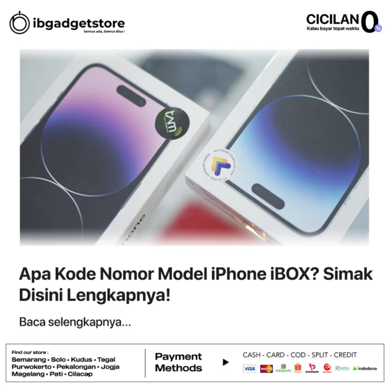 kode nomor model iphone ibox
