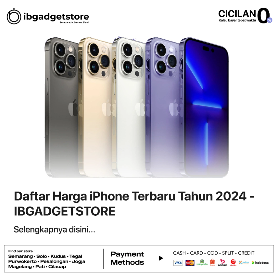 Daftar Harga IPhone Terbaru Tahun 2024 IBGADGETSTORE IBGADGETSTORE   Haraga Iphone 2024.webp