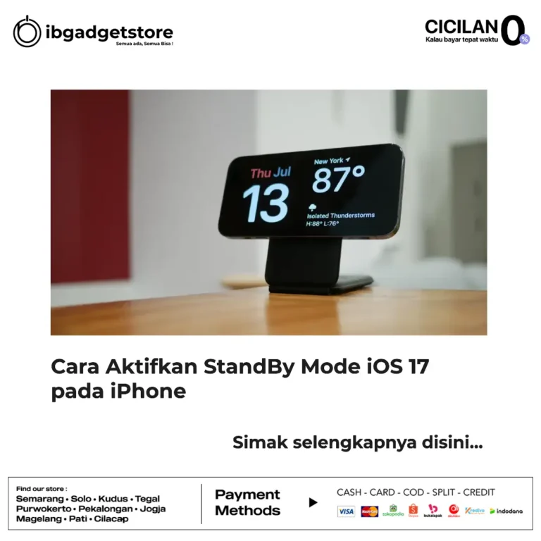 standby mode ios 17