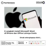 6 Langkah Install dan Gunakan Microsoft Word di iPhone dan Office Lainnya Gratis