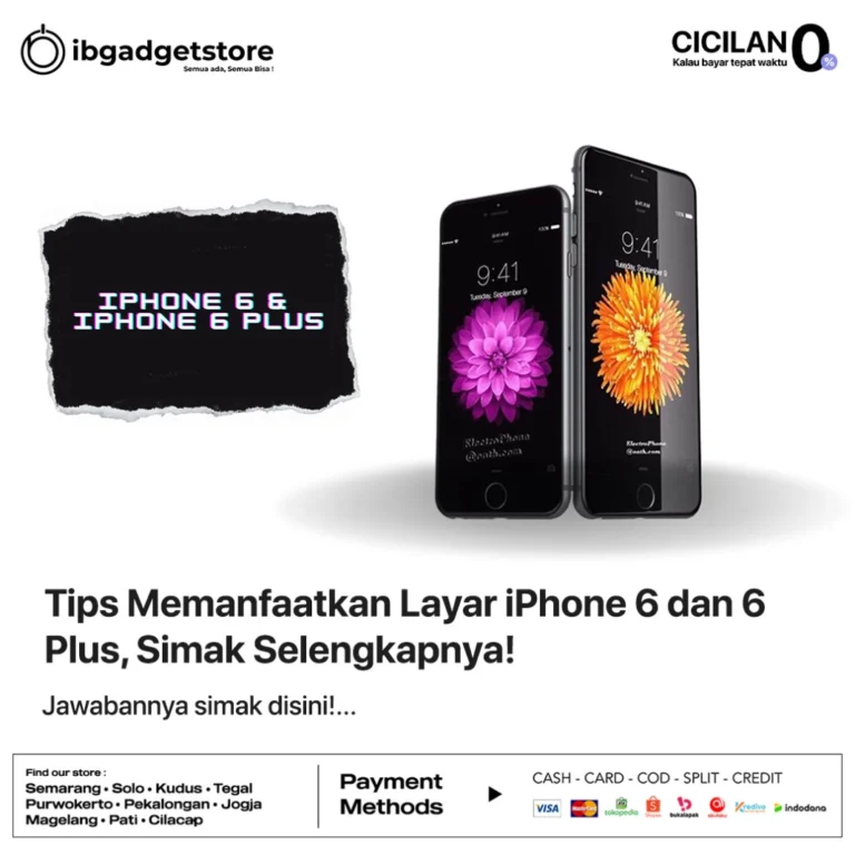 tips memanfaatkan layar iphone 6 dan 6 plus
