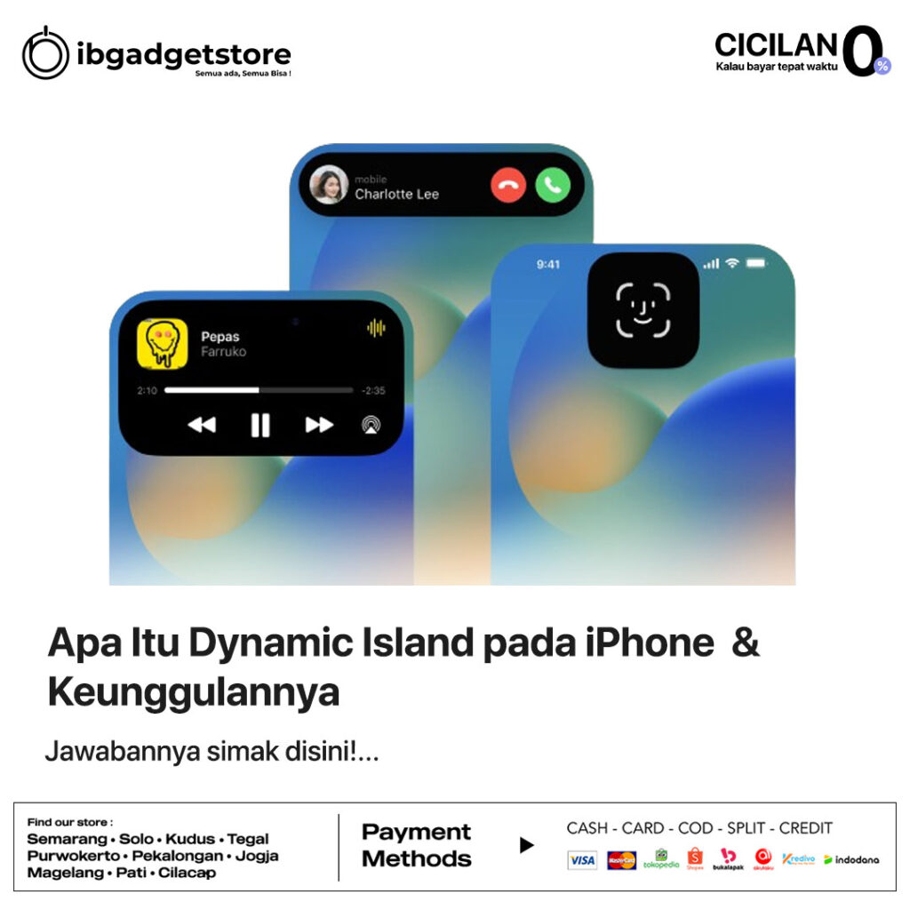 banner artikel tentang apa itu Dynamic Island pada iPhone-IBGADGETSTORE