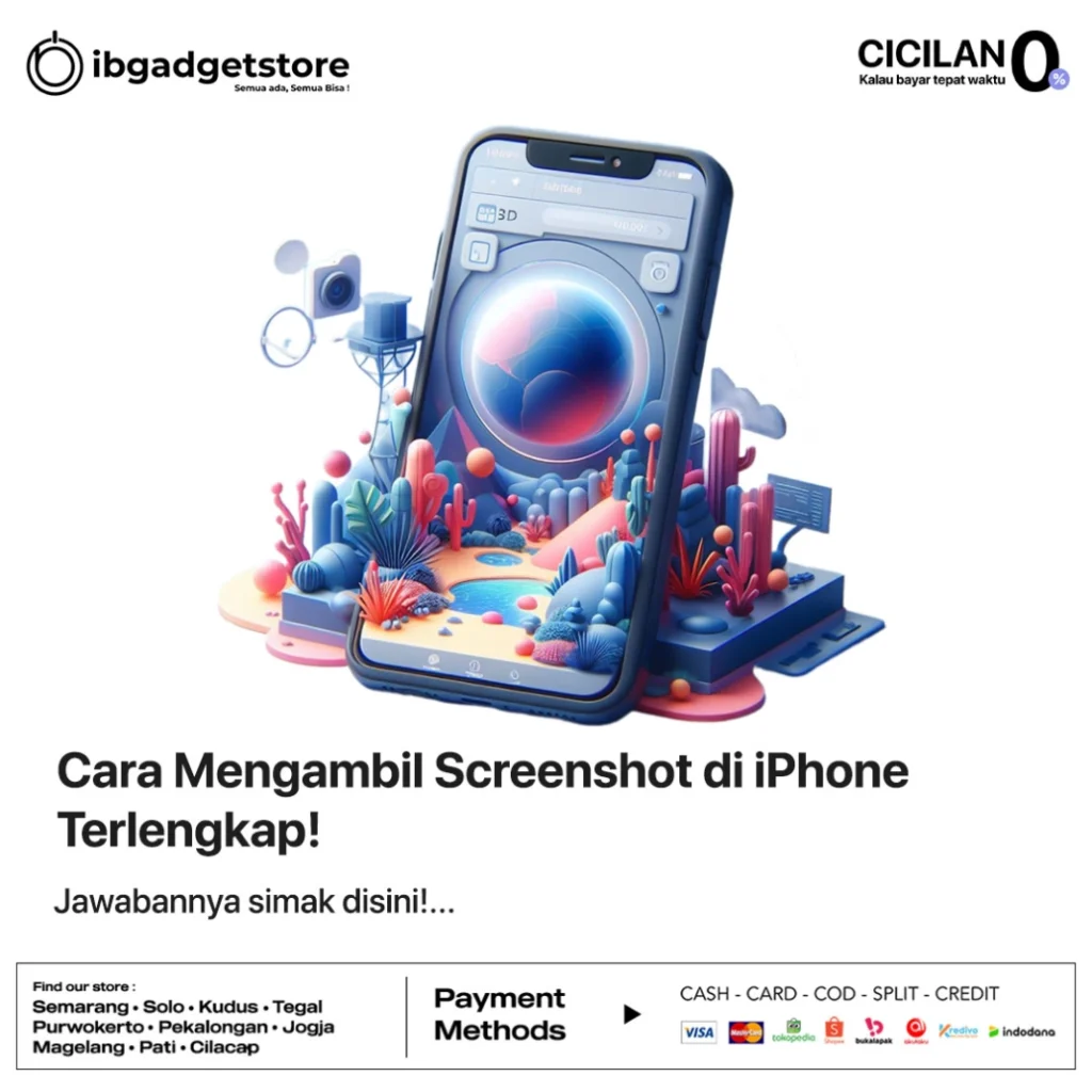 Cara Mengambil Screenshot di iPhoneTerlengkap!