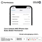 Cara Unlock IMEI iPhone dan Buka Blokir Permanen