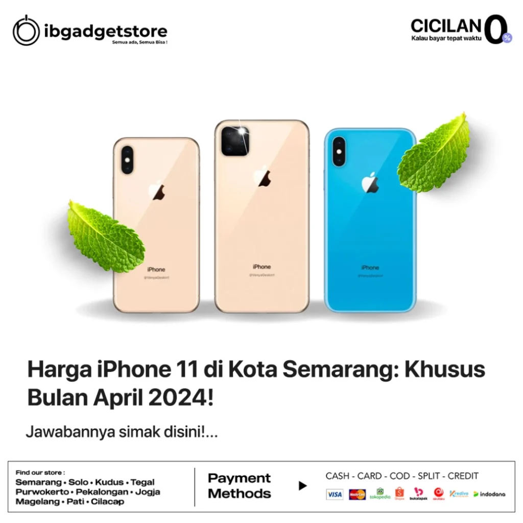 gambar ilustrasi Harga iPhone 11 di Kota Semarang: Khusus Bulan April 2024!