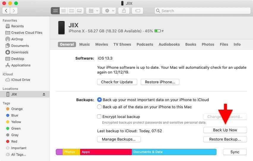 Cara Backup iPhone Menggunakan Finder di Apple Mac