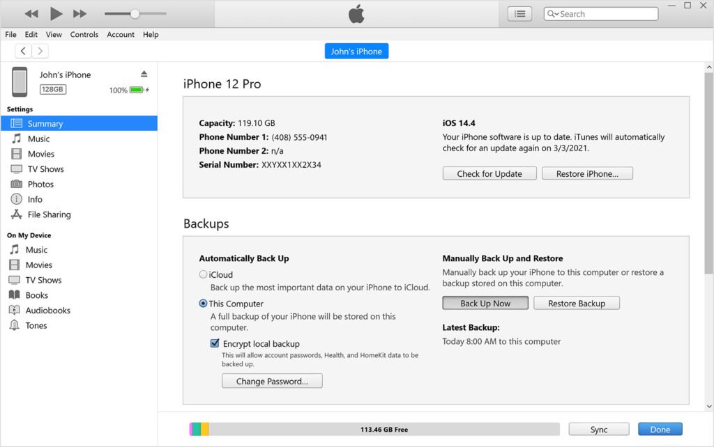 Cara Backup iPhone Menggunakan iTunes
