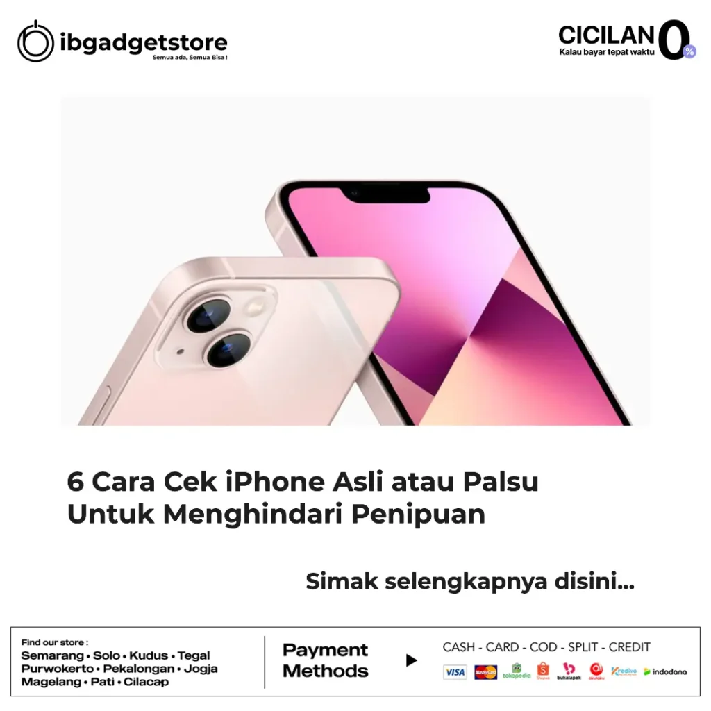 cara cek iphone asli