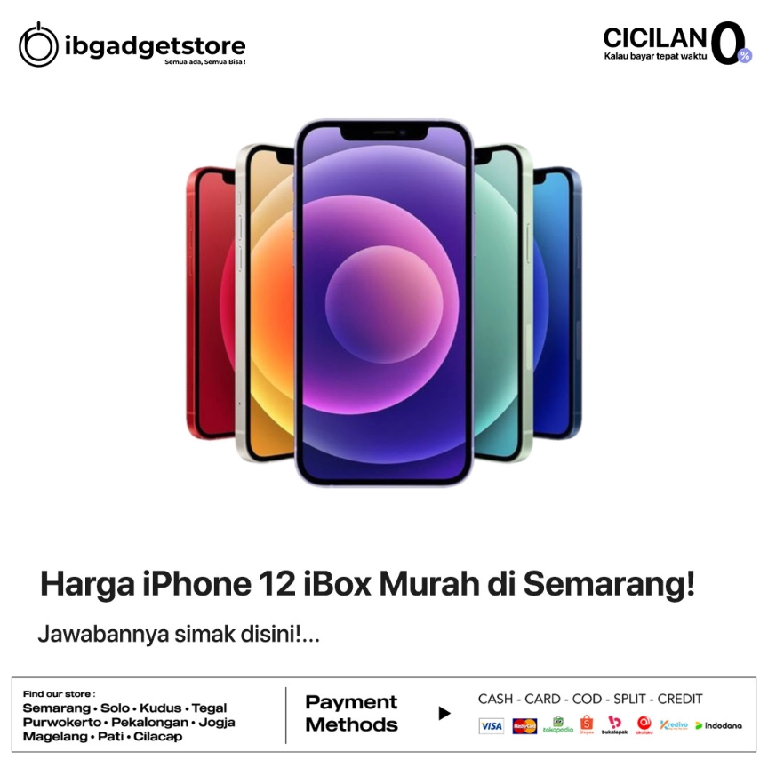 Read more about the article Harga iPhone 12 iBox Murah di Semarang!