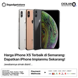 Harga iPhone XS Terbaik di Semarang: Dapatkan iPhone Impianmu Sekarang!