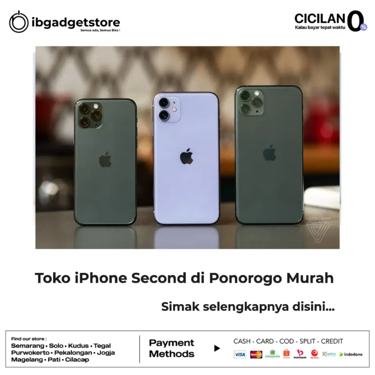 iphone second ponorogo