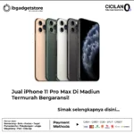 Jual iPhone 11 Pro Max Di Madiun Termurah Bergaransi!
