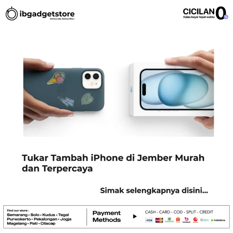 tukar tambah iphone jember