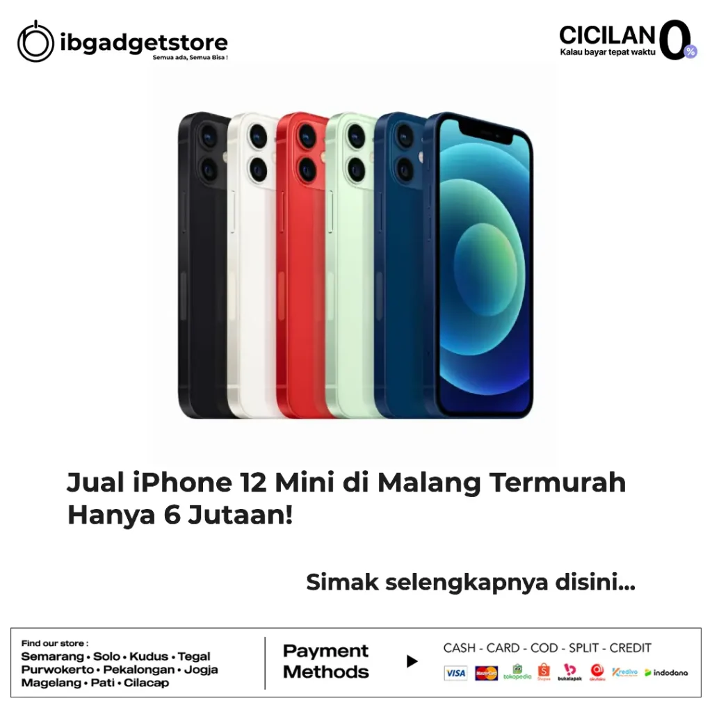 jual iphone 12 mini di malang