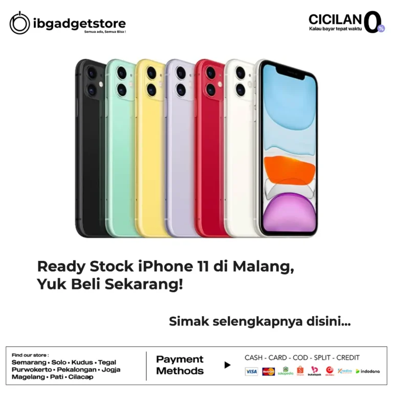 ready stock iphone 11 di malang