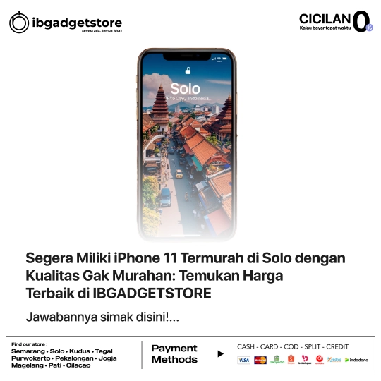 iPhone 11 termurah di solo dengan kualitas gak murahan