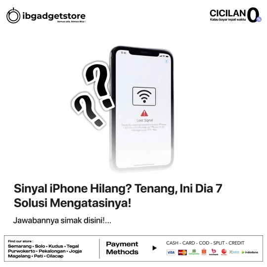 Sinyal iPhone Hilang Tenang, Ini Dia 7 Solusi Mengatasinya