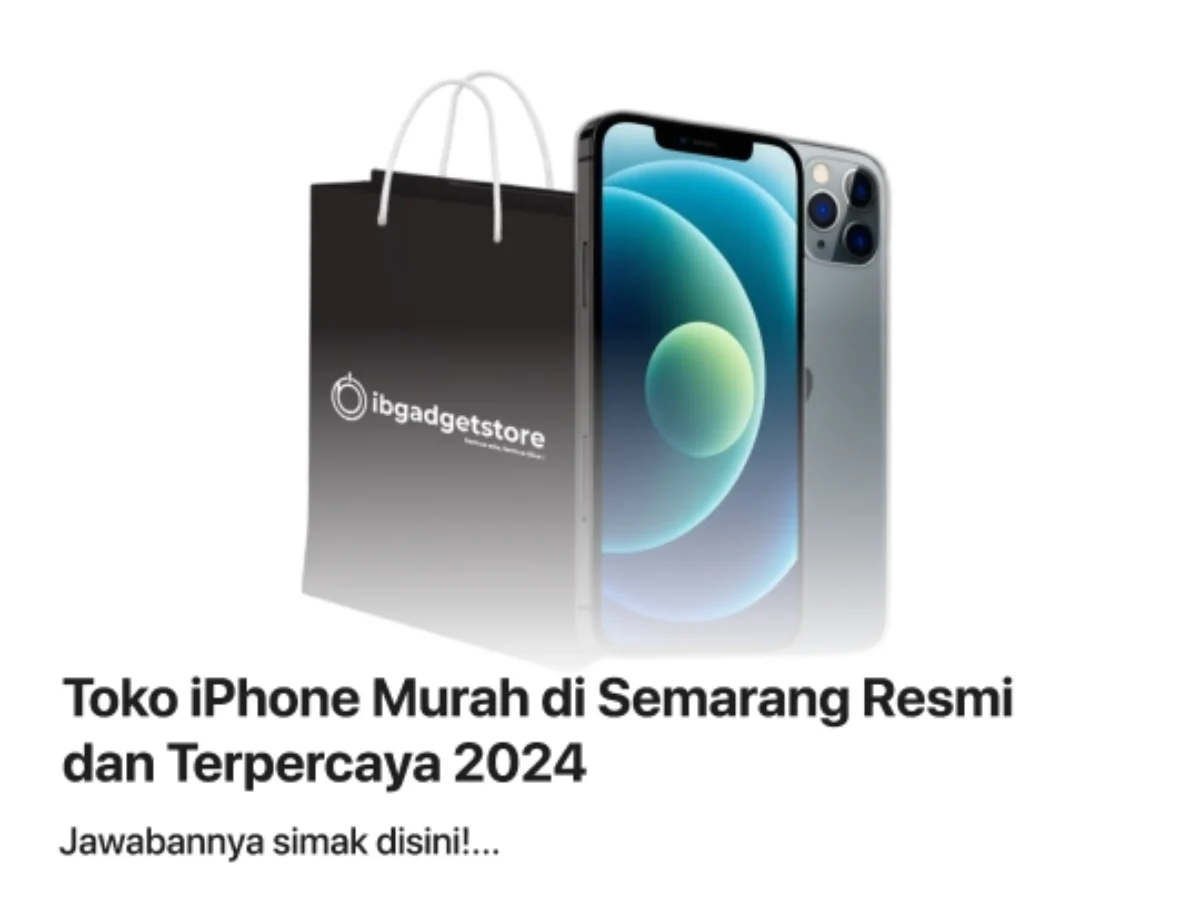 aksesoris iphone semarang IBGADGETSTORE