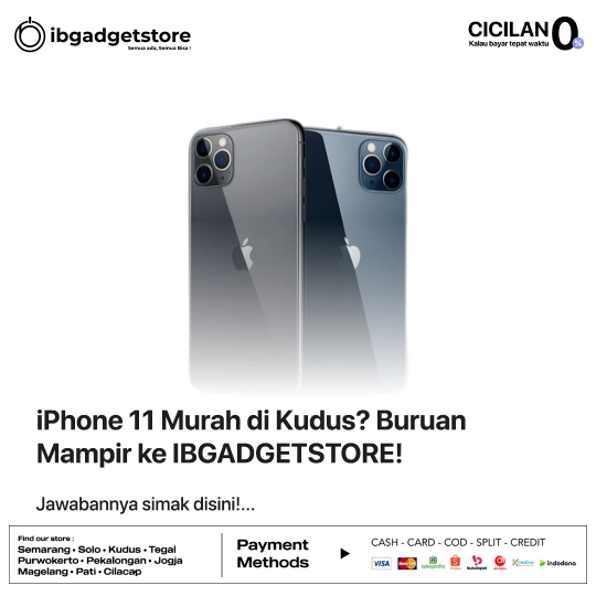 iPhone 11 Murah di Kudus Buruan Mampir ke IBGADGETSTORE!