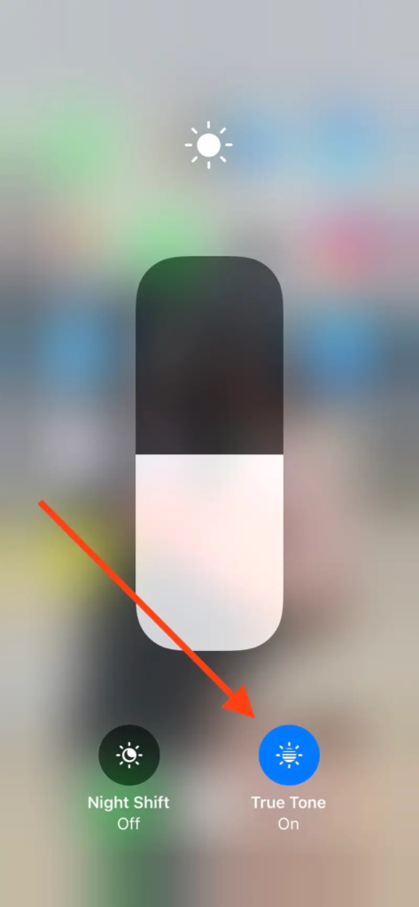 true tone iphone x hilang