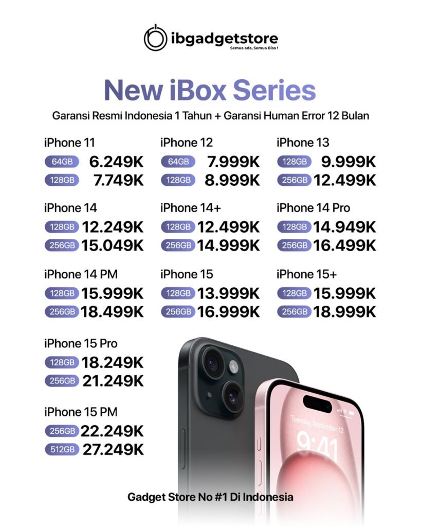 ibox price list