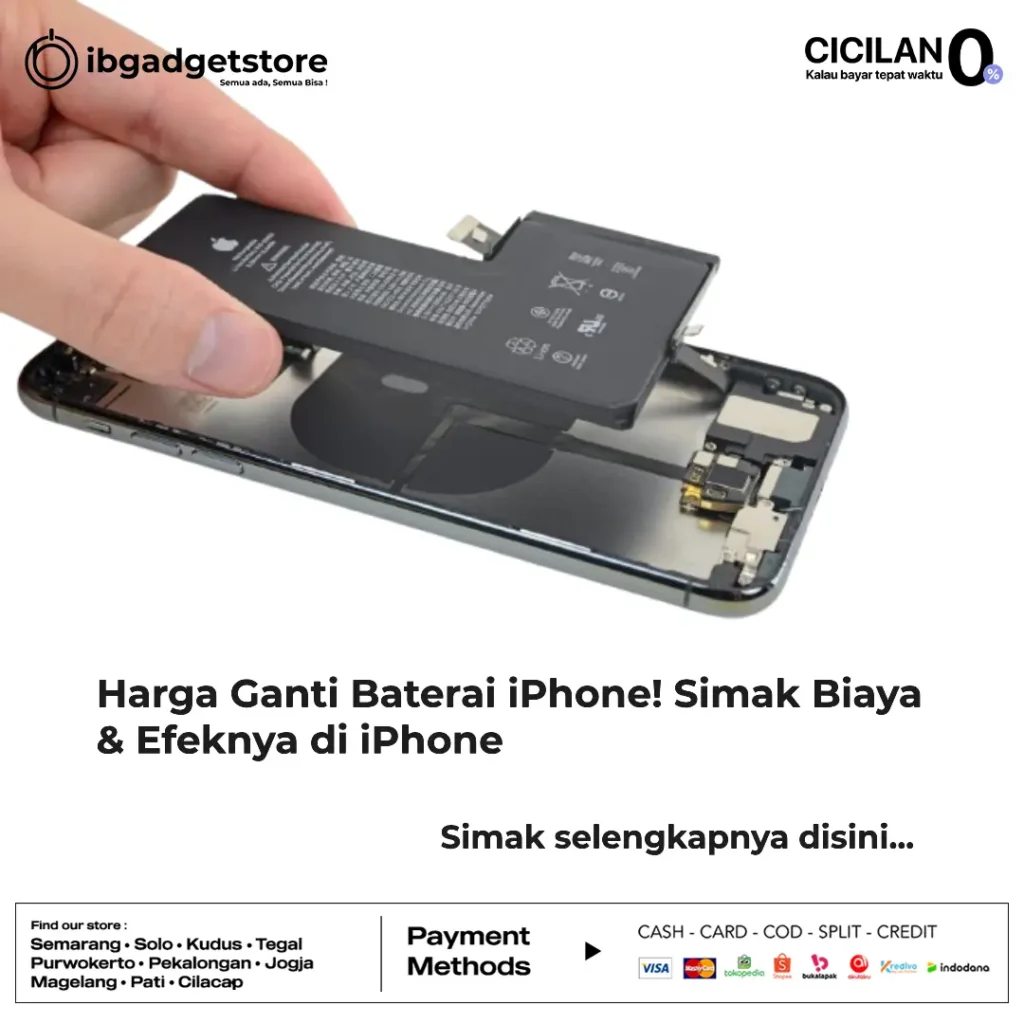 harga ganti baterai iphone