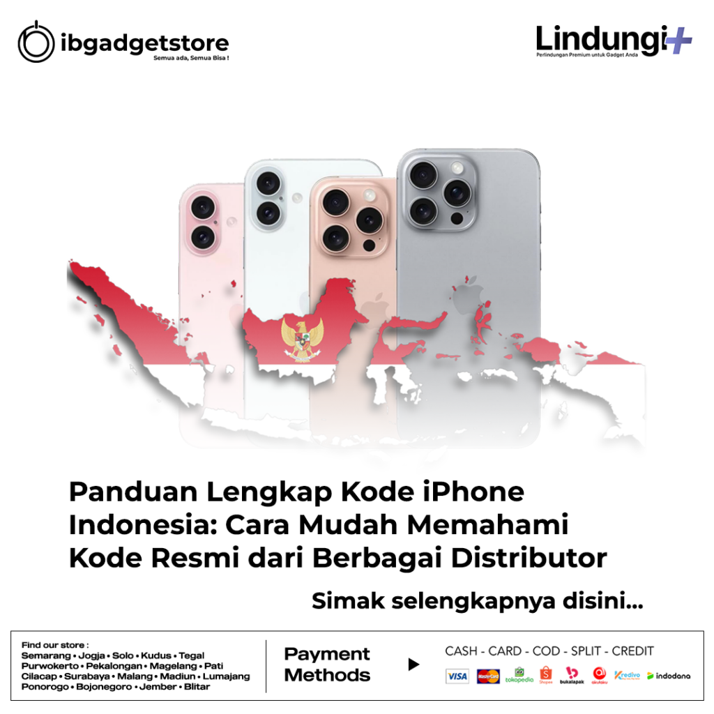 Panduan Lengkap Kode iPhone Indonesia Cara Mudah Memahami Kode Resmi dari Berbagai Distributor