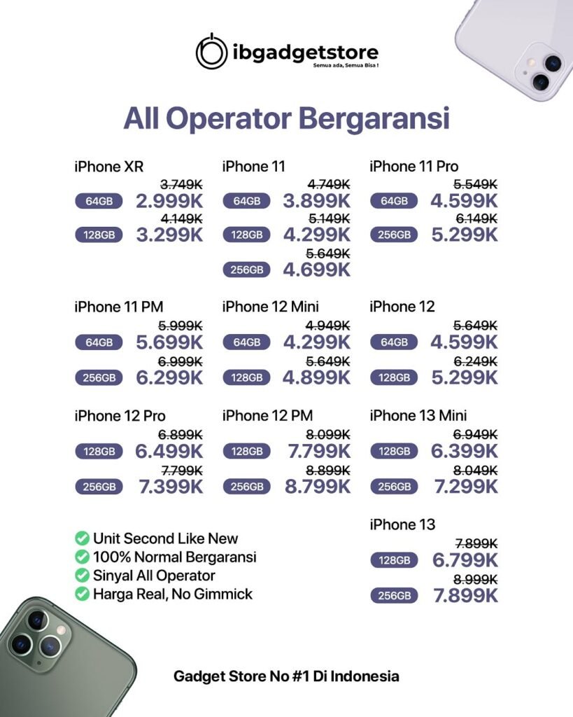 iphone price list