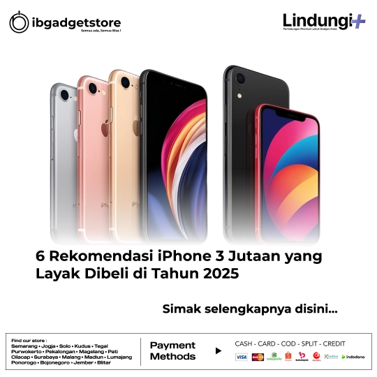 6 Rekomendasi iPhone 3 Jutaan yang Layak Dibeli di Tahun 2025