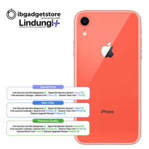 iPhone XR 64GB 128GB 256GB 500GB 1TB 2TB Second New iBox New GDN New TAM All Operator Murah All Color